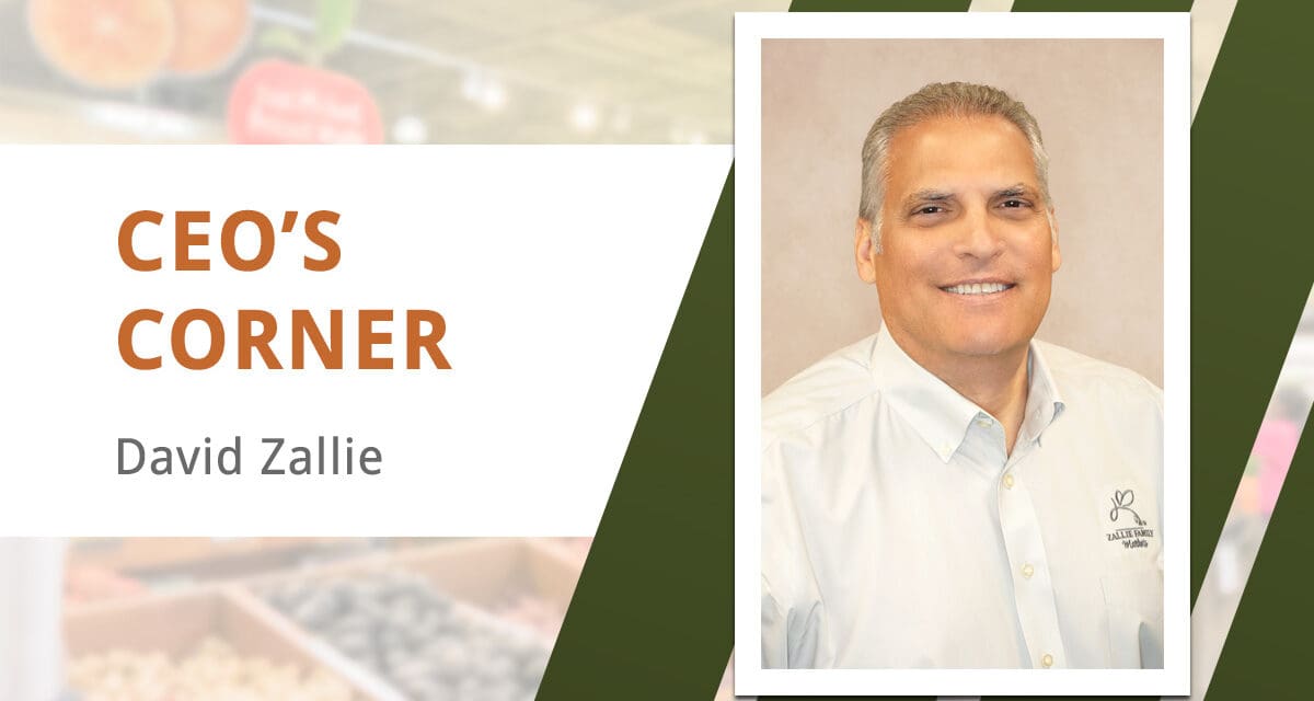 CEO’s Corner – David Zallie
